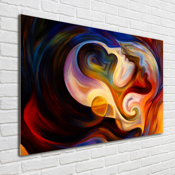 Schilderij glas Abstractie