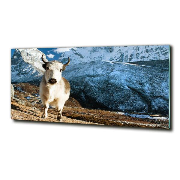 Schilderij op glas Zoals bergen