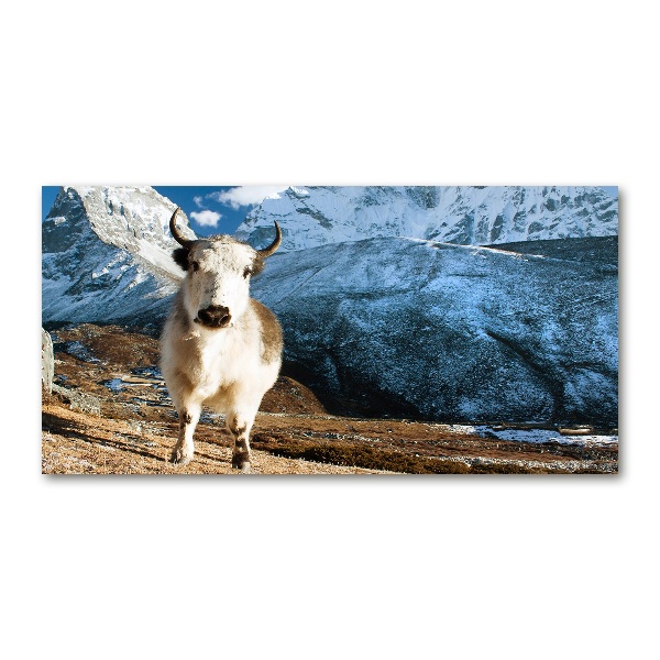 Schilderij op glas Zoals bergen