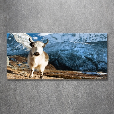 Schilderij op glas Zoals bergen