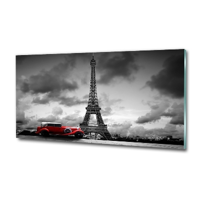 Schilderij op glas Eiffeltoren Parijs