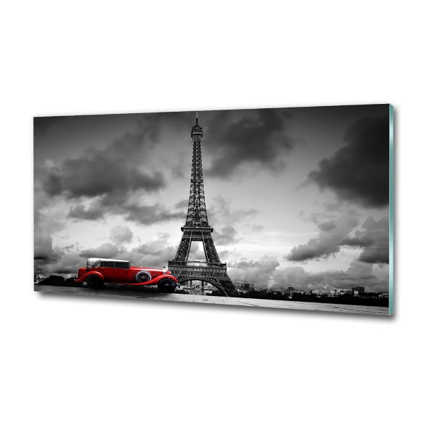 Schilderij op glas Eiffeltoren Parijs