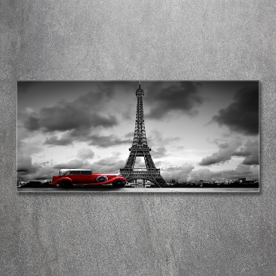 Schilderij op glas Eiffeltoren Parijs