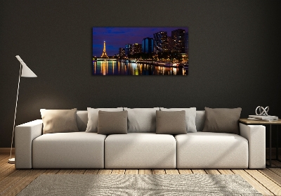 Foto schilderij op glas Parijs bij nacht