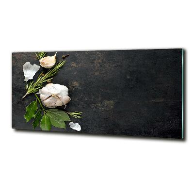 Glazen schilderij Knoflook
