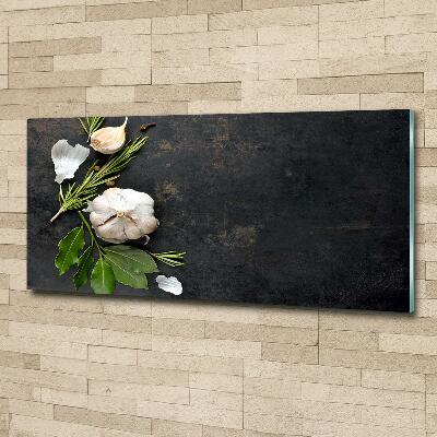 Glazen schilderij Knoflook