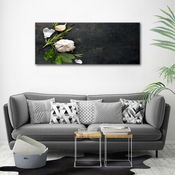 Glazen schilderij Knoflook