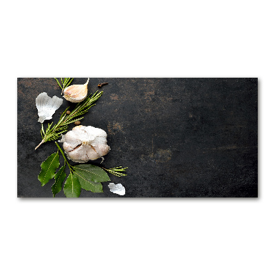 Glazen schilderij Knoflook
