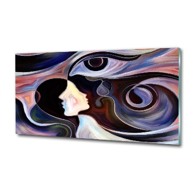 Schilderij op glas Abstractie