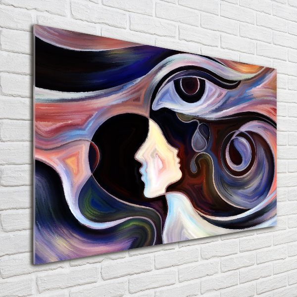 Schilderij op glas Abstractie