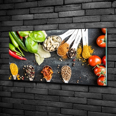 Glazen schilderij Specerijenmengsel