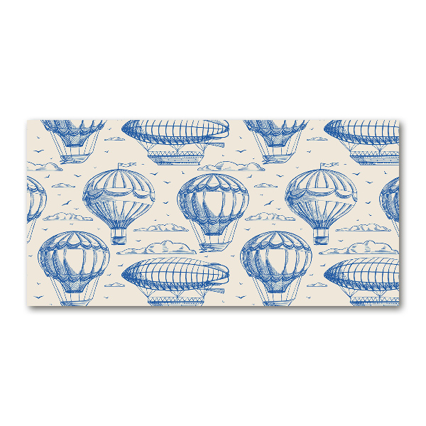 Foto schilderij op glas Ballonnen en luchtschepen