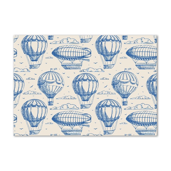 Foto schilderij op glas Ballonnen en luchtschepen