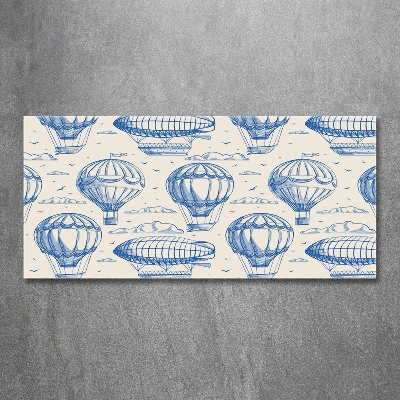 Foto schilderij op glas Ballonnen en luchtschepen