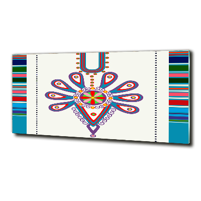 Foto obraz szklany Polski wzór ludowy