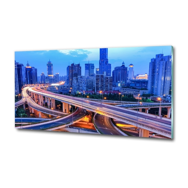 Foto schilderij op glas Viaduct