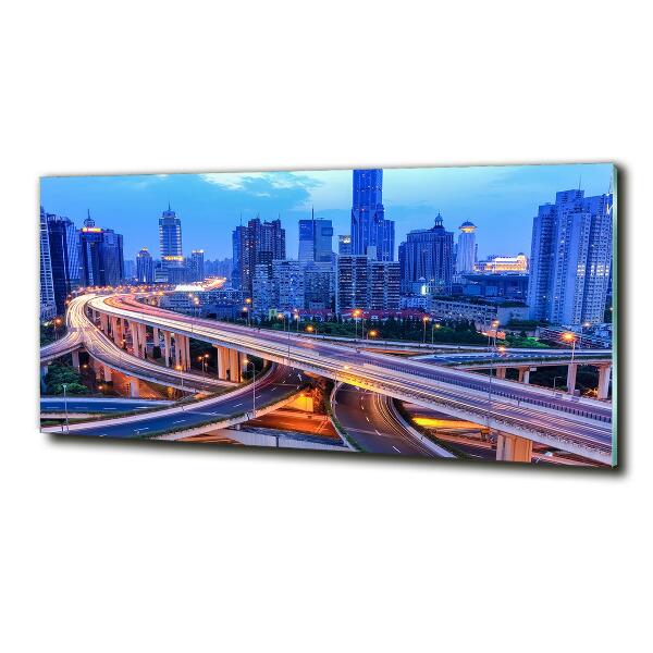 Foto schilderij op glas Viaduct