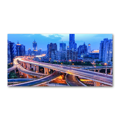 Foto schilderij op glas Viaduct