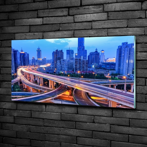 Foto schilderij op glas Viaduct