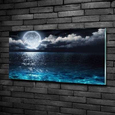 Schilderij op glas Volle maan