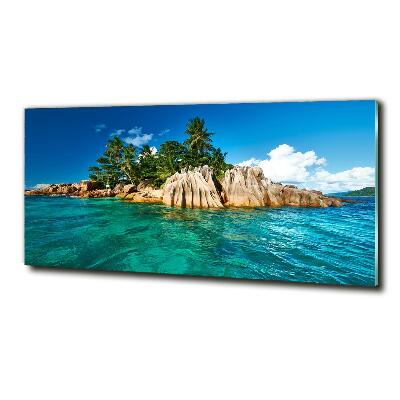 Foto schilderij op glas Tropisch eiland