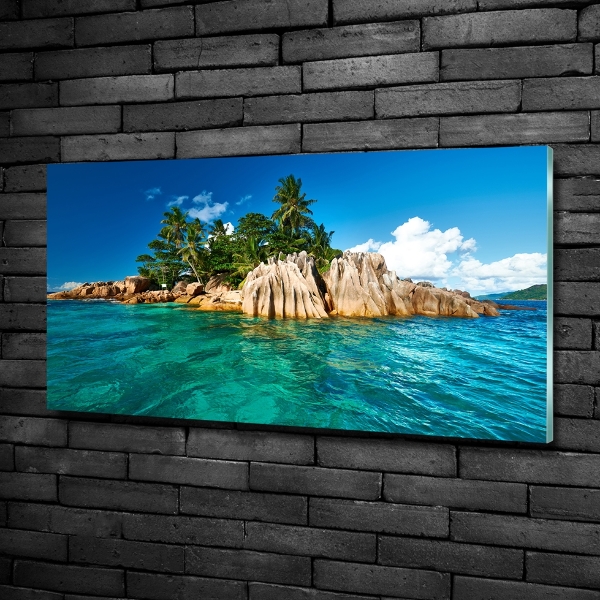 Foto schilderij op glas Tropisch eiland