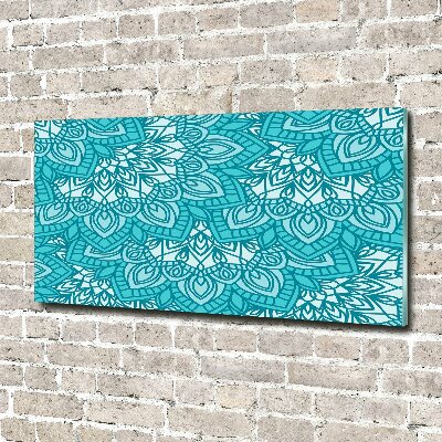 Foto schilderij op glas Ornamenten