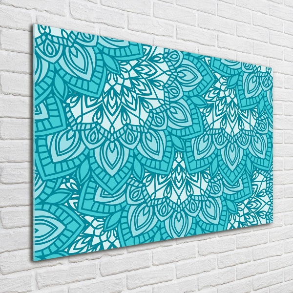 Foto schilderij op glas Ornamenten