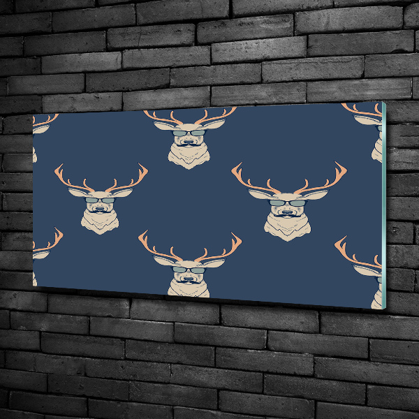 Foto-obraz szklany Hipsterski jeleń