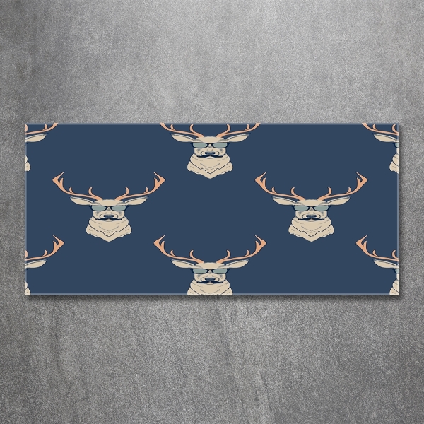 Foto-obraz szklany Hipsterski jeleń