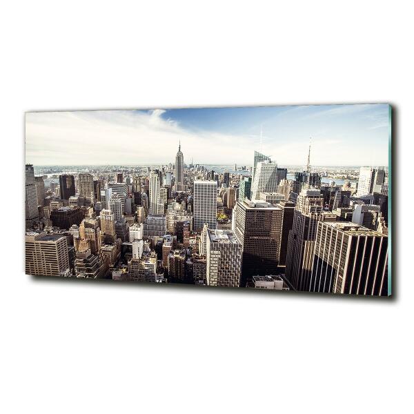 Schilderij glas New York