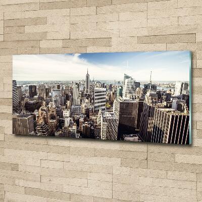 Schilderij glas New York