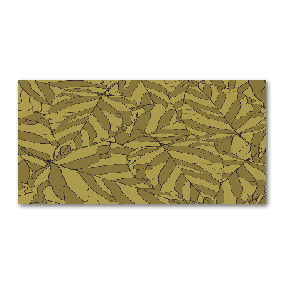 Schilderij op glas Bladeren