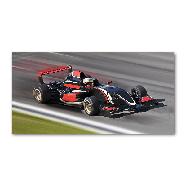 Schilderij glas Formule 1