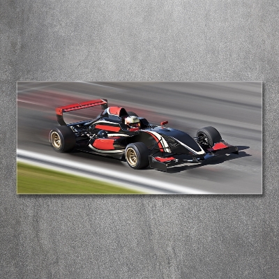 Schilderij glas Formule 1