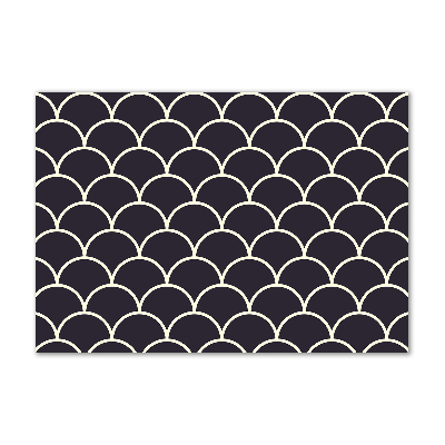 Glazen schilderij Visschubben