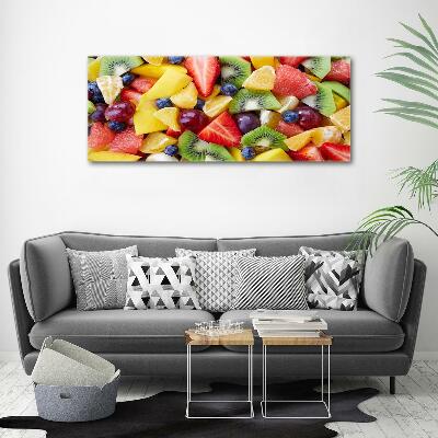 Schilderij glas Gesneden fruit