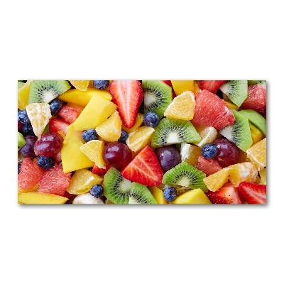 Schilderij glas Gesneden fruit