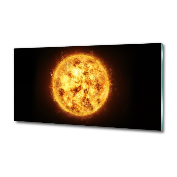 Schilderij op glas Zon