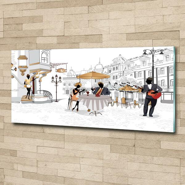 Foto obraz szkło hartowane Kawiarnia