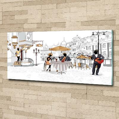 Foto obraz szkło hartowane Kawiarnia