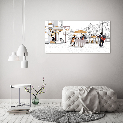 Foto obraz szkło hartowane Kawiarnia