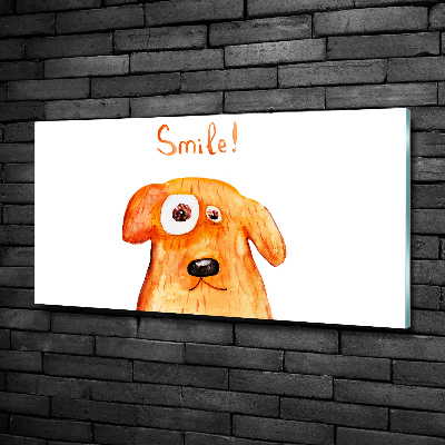 Foto schilderij op glas Hond