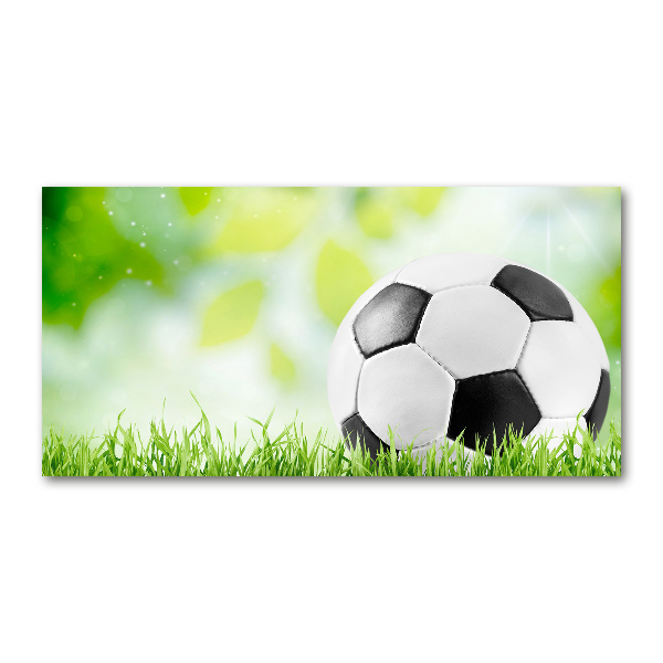Glazen schilderij Voetbal