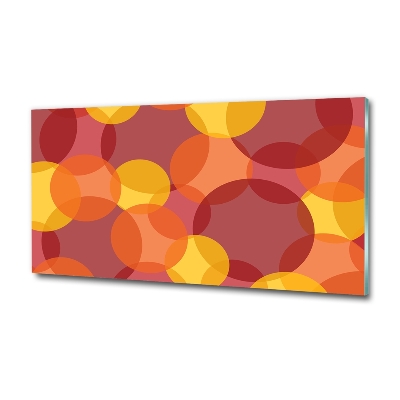 Glazen schilderij Kleurrijke cirkels