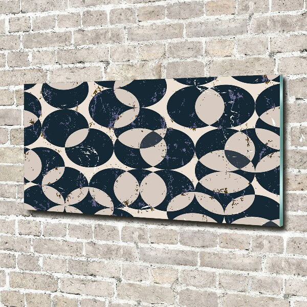 Foto schilderij op glas Geometrische achtergrond