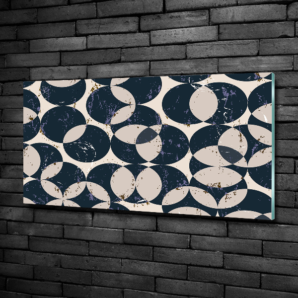 Foto schilderij op glas Geometrische achtergrond