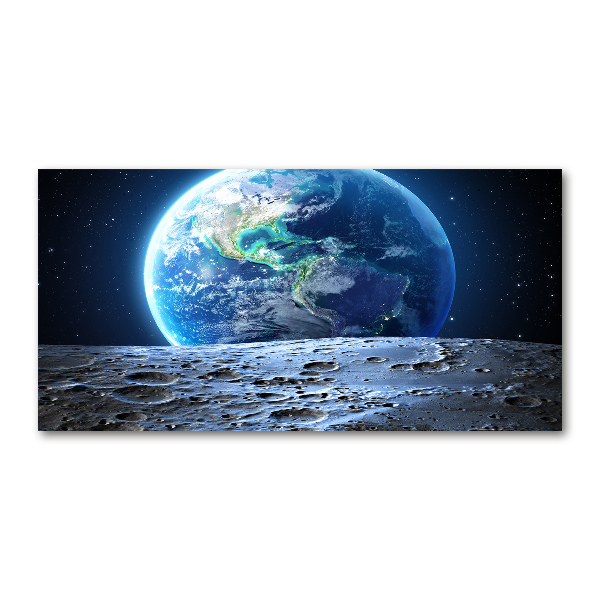 Glazen schilderij Planeet Aarde