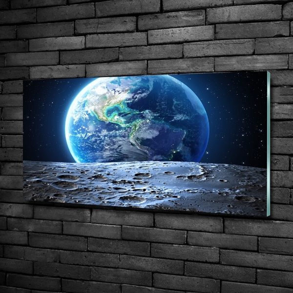 Glazen schilderij Planeet Aarde