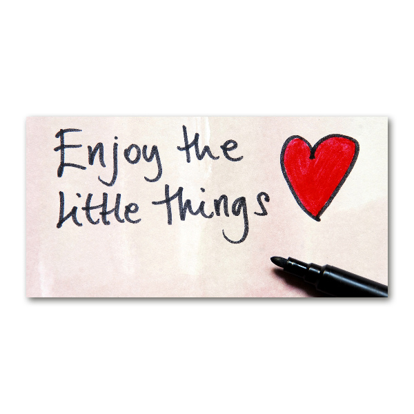 Glazen schilderij Kleine dingen